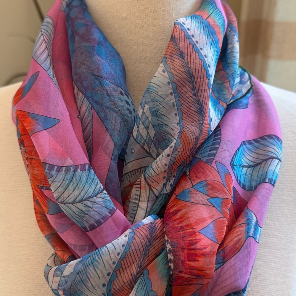 NWT HERMÈS Savana Dance Mousseline 180cm x 63cm, 2018 - Picture 5 of 12